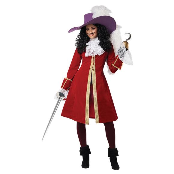 NEW California Costumes Captain Hook Pirate Costume  Size Medium - Picture 1 of 5